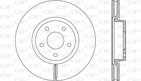 OPEN PARTS Тормозной диск BDR2687.20